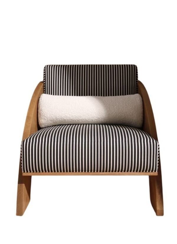TJ Arc Lounge Chair | Wooden Chair Design | Sagwan Wood | Furniture