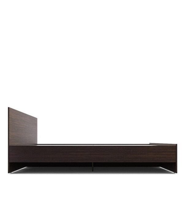 Aaron Queen Size Bed In Choco Walnut Finish