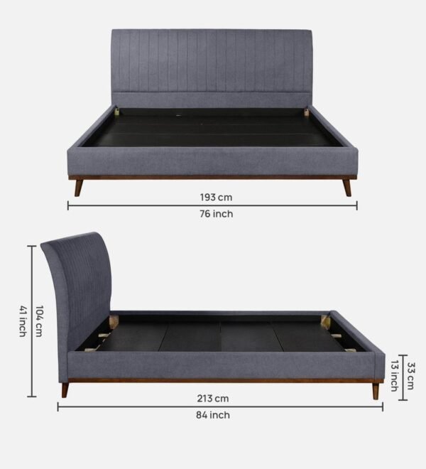 ZAIN Polyester 3D Printed Double Bedsheet