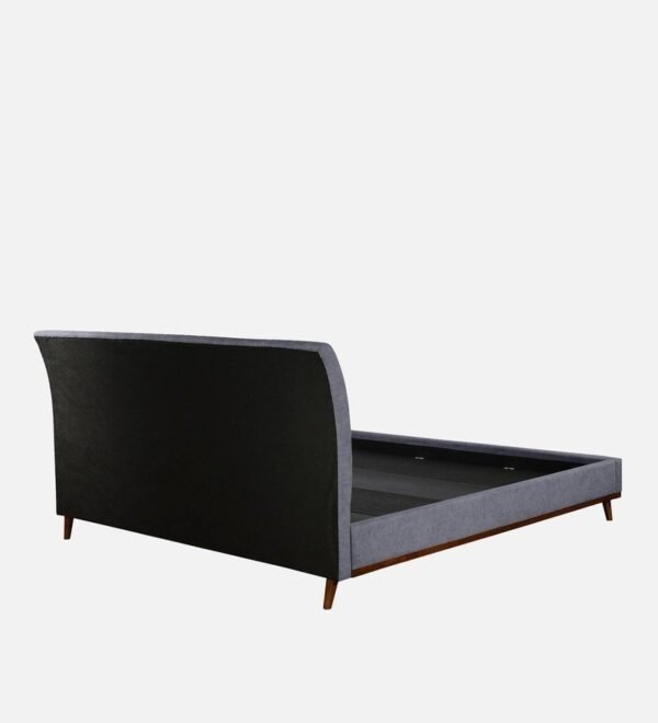 Alonso Upholstered Queen Size Bed in Dark Grey Colour