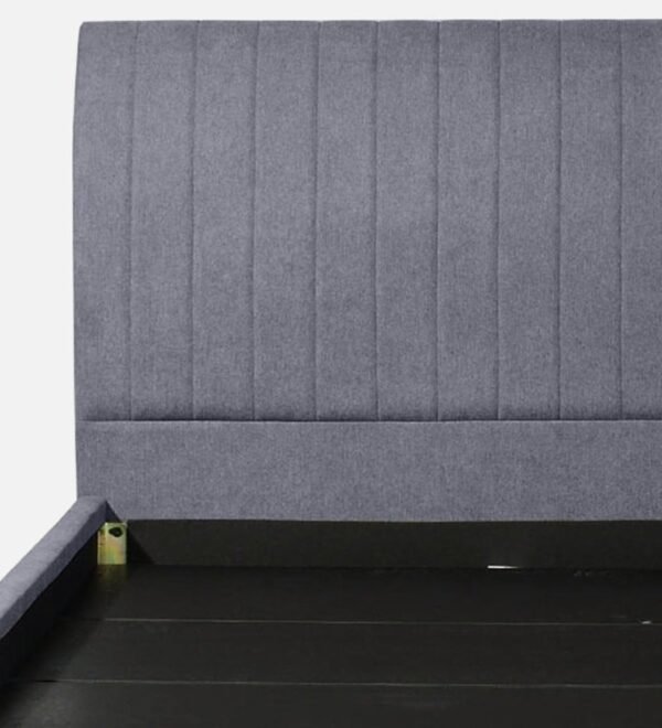 Alonso Upholstered Queen Size Bed in Dark Grey Colour