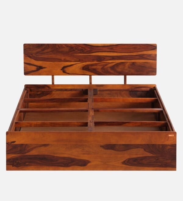 Bed GS Queen Size bed In Honey Brown Colour