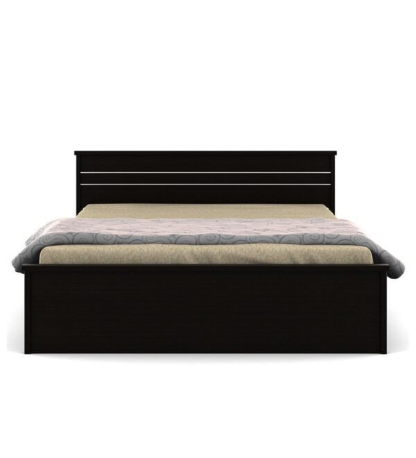 Kosmo Carnival Queen Size Bed in Natural Wenge Finish