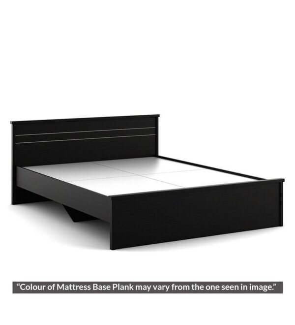 Kosmo Carnival Queen Size Bed in Natural Wenge Finish
