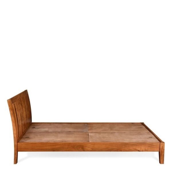 Luxurious Queen Size Wooden Bed In Brown Colour