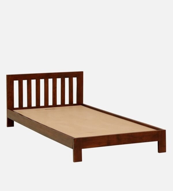 Orian Solid Wood Single Bed In Honey Oak Finish