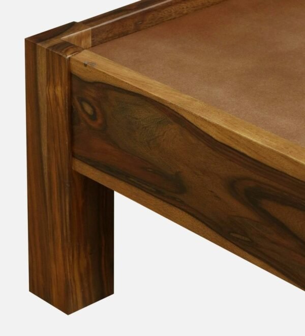 Savannah Solid Wood Single Bed In Rustic Teak Finish